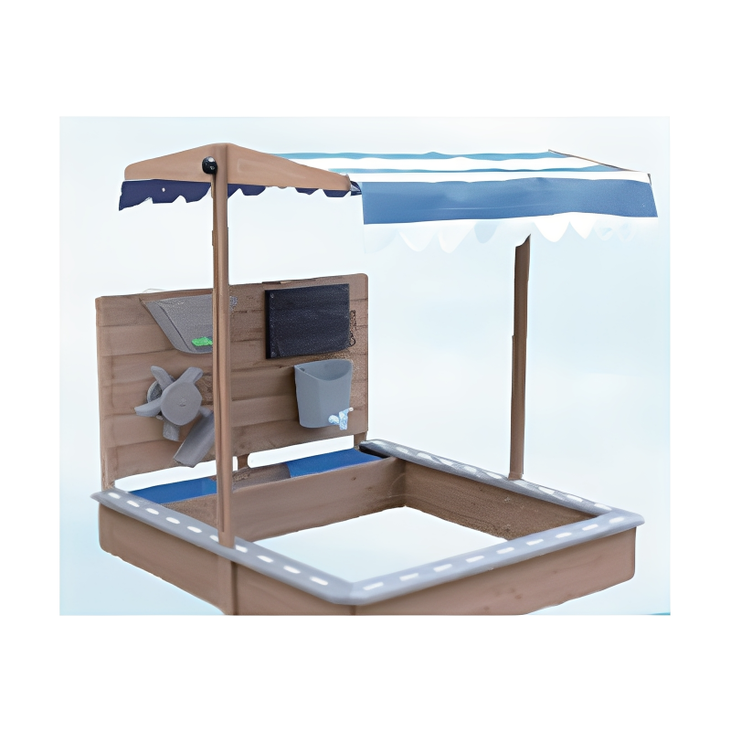 (Art.2445)Sandbox with Canopy  Roof