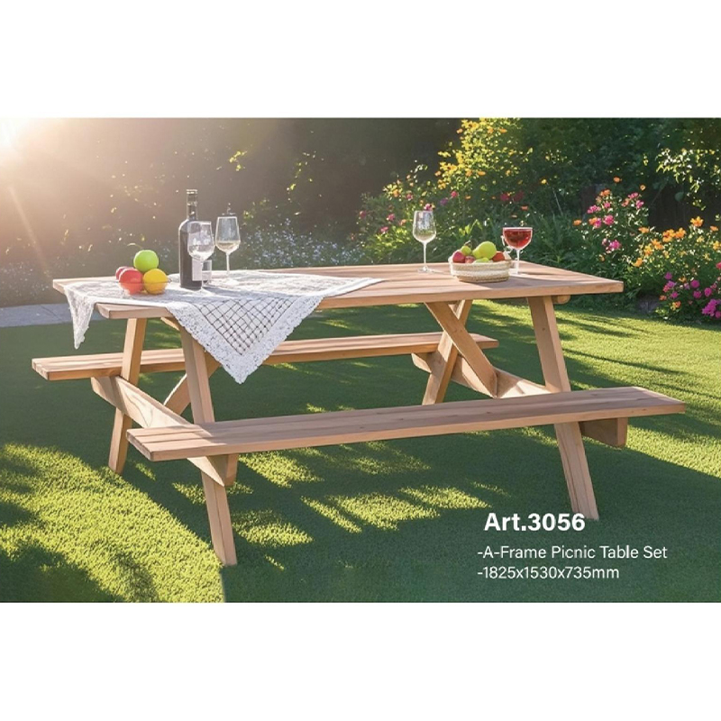 （Art.3056）A-Frame Picnic Table Set