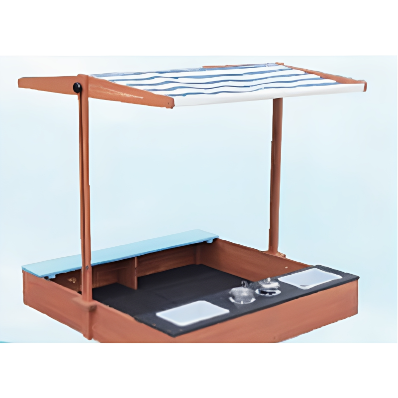 (Art.2550)Sandbox with Canopy  Roof