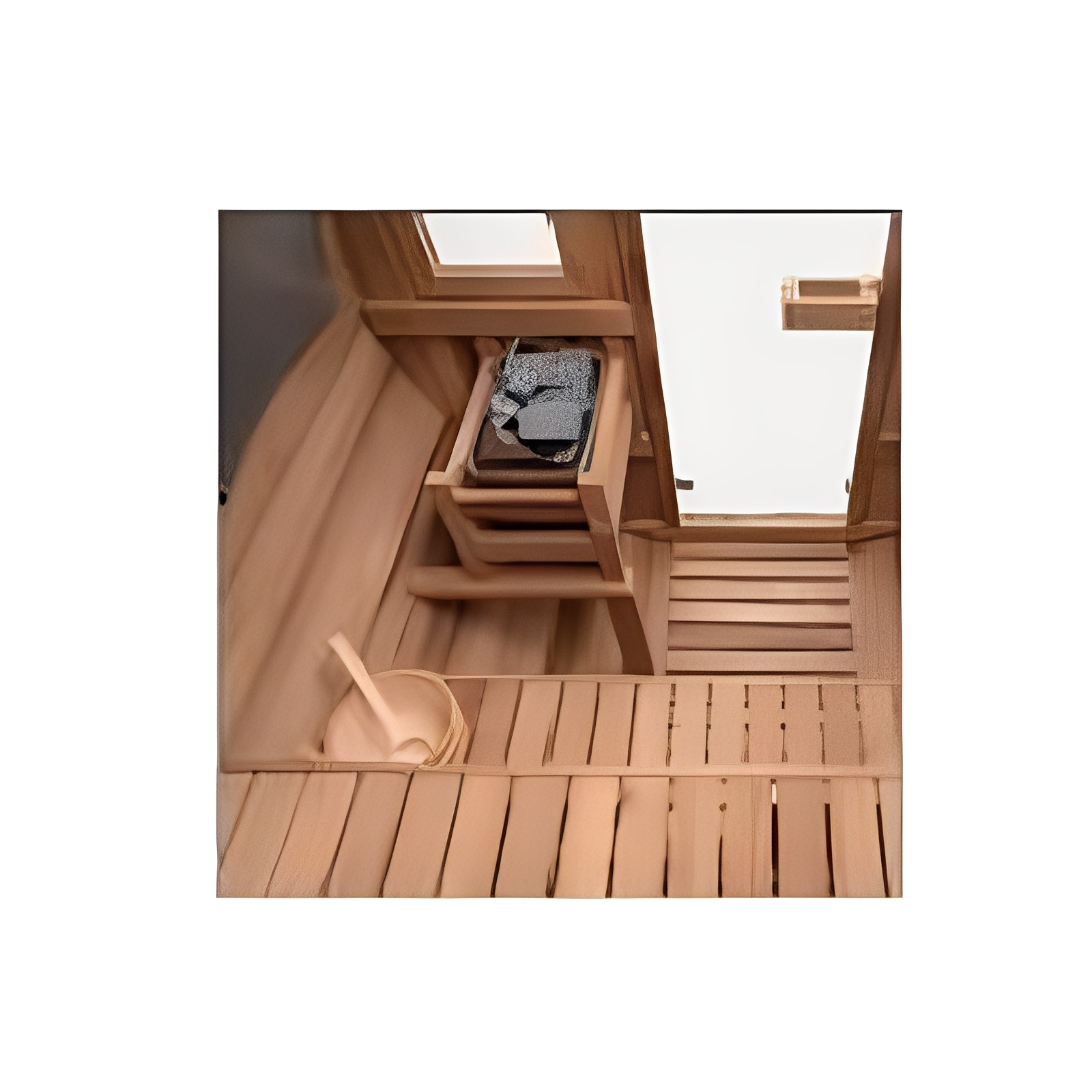 Extra-Wide  Barrel  Sauna -6   Person