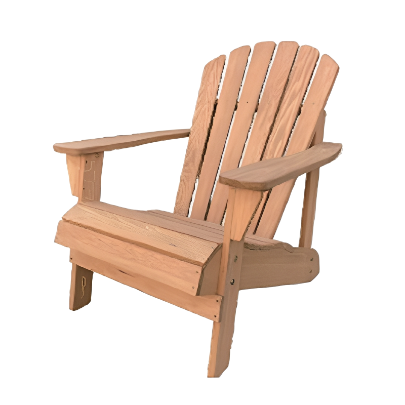 (Art.3117)Oversize Wooden Adirondack Chair