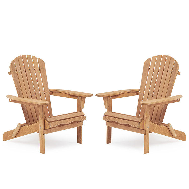 (Art.3018)Wooden Adirondack Folding Chai