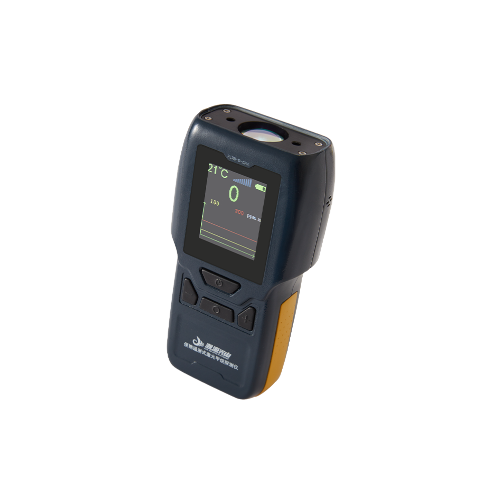 Remote sensing laser methane detector