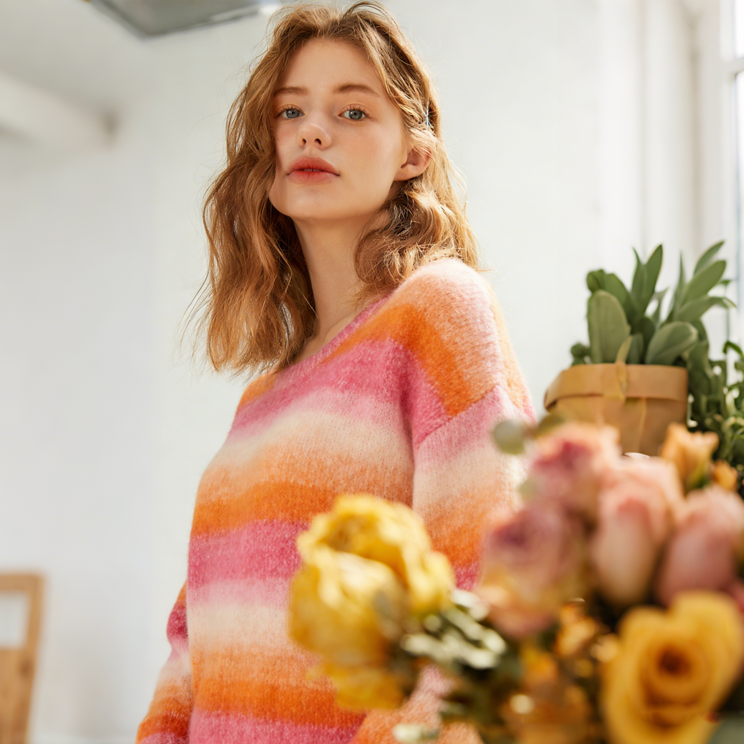 Lightweight sweaters, knittedtops, and pullovers