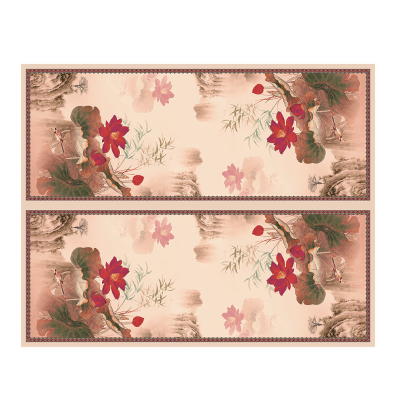 Muyun Sha High-end satin jacquard fabric