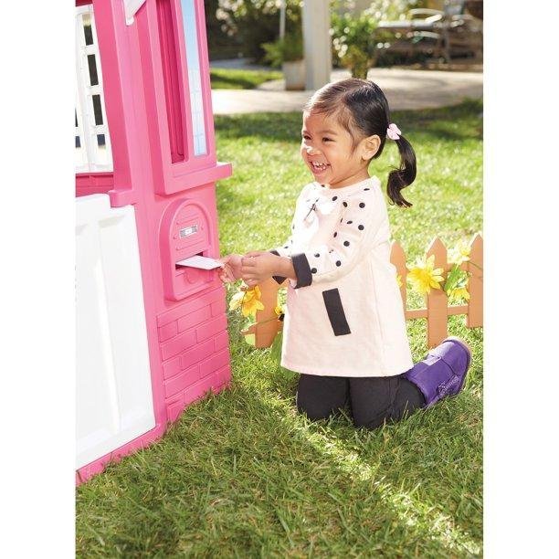 cape cottage playhouse pink
