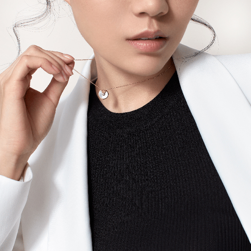 AMULETTE COLLECTION GEMSTONE AND DIAMOND NECKLACE