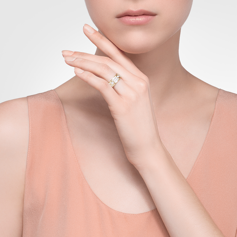 LOVE WEDDING BAND, DIAMOND-PAVED