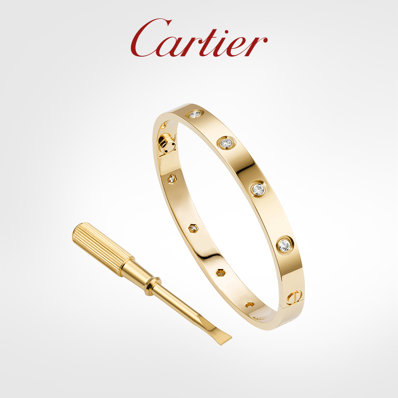 LOVE BRACELET, 10 DIAMONDS