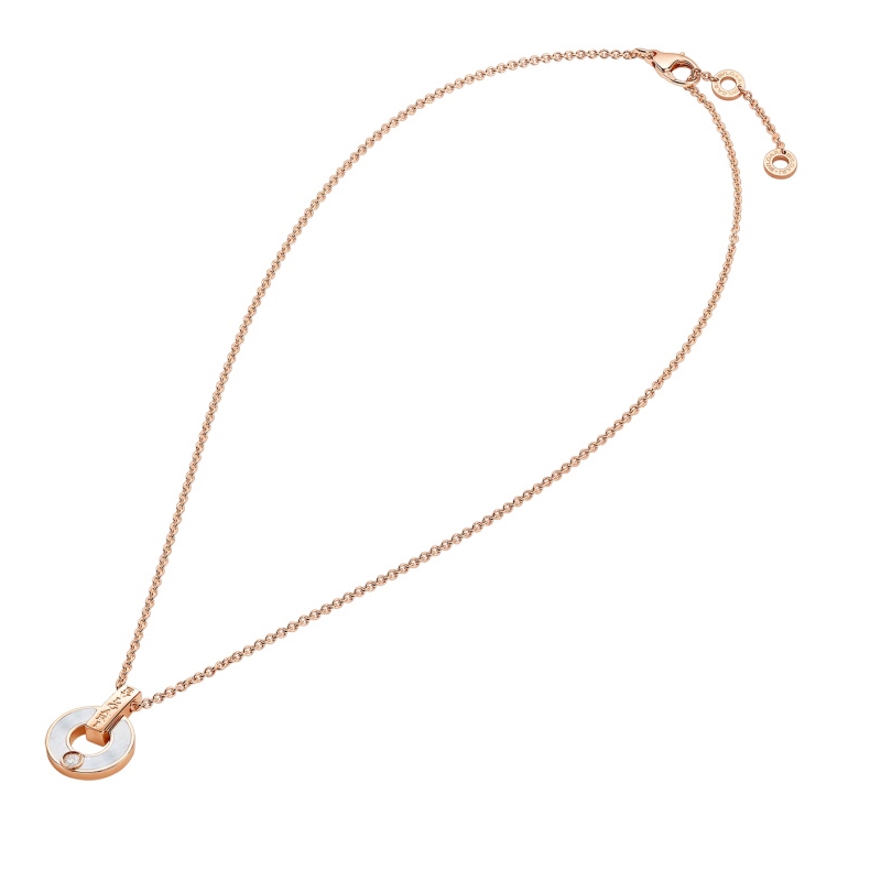 OPENWORK 18 KT ROSE GOLD NECKLACE
