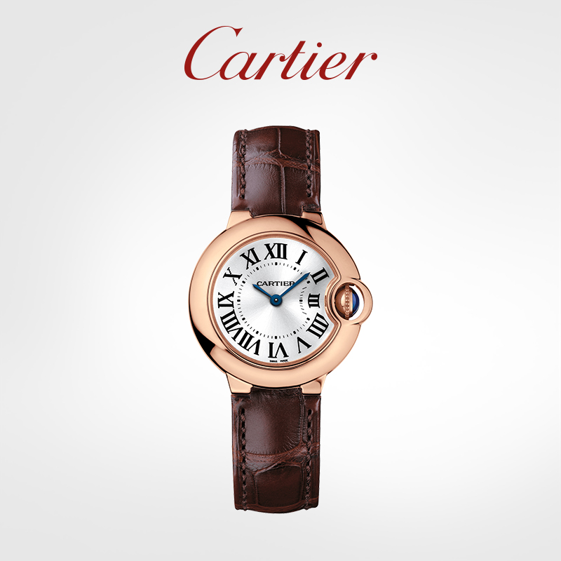 Ballon Bleu blue balloon series mechanical watch rose gold alligator leather watch