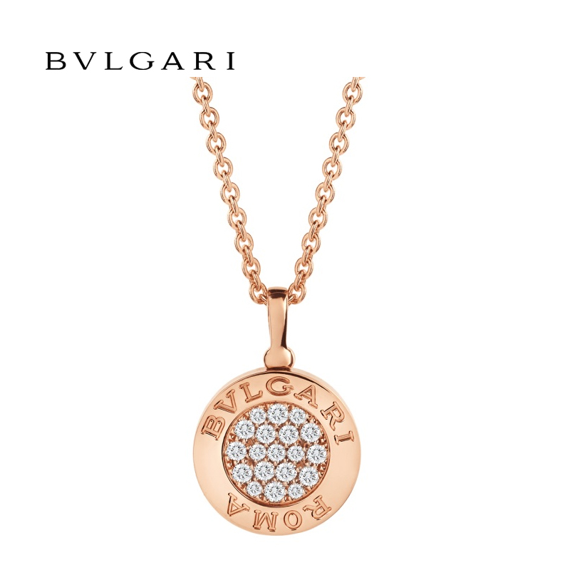 18 KT ROSE GOLD CHAIN WITH ONYX AND PAVÉ DIAMONDS