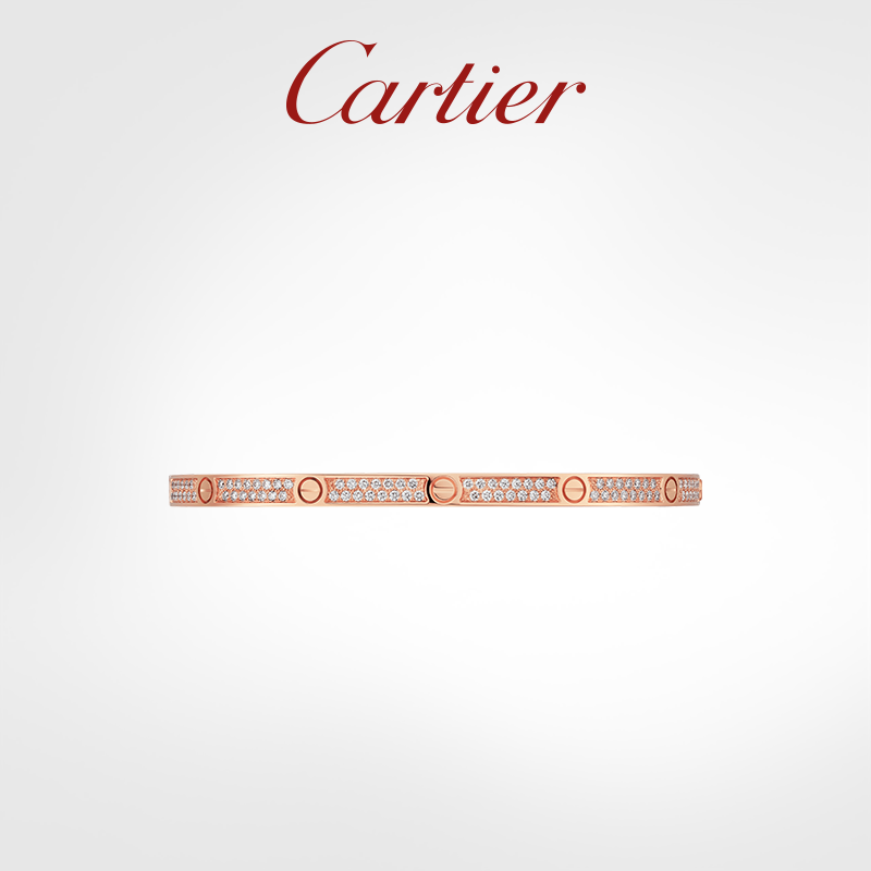 LOVE BRACELET, SMALL MODEL, PAVÉ