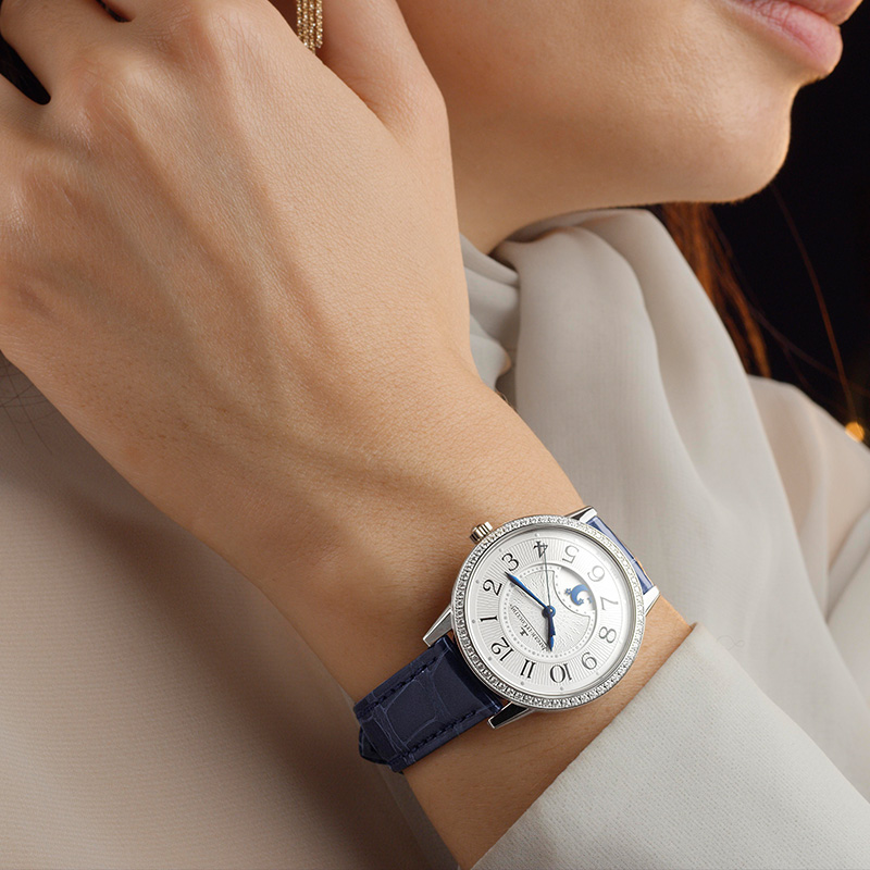 Dating series watch stainless steel diamond automatic mechanical ladies watch medium model