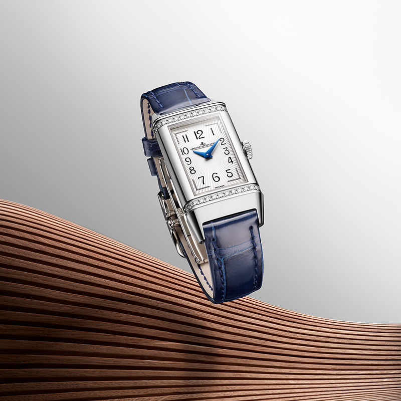 REVERSO ONE flip watch stainless steel diamond quartz ladies watch