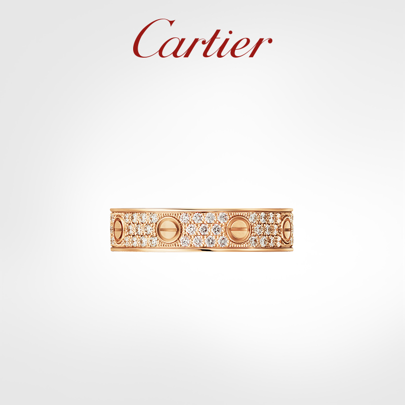 LOVE WEDDING BAND, DIAMOND-PAVED