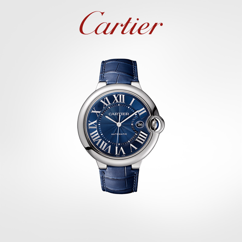 Ballon Bleu blue balloon series mechanical watch stainless steel alligator leather strap watch