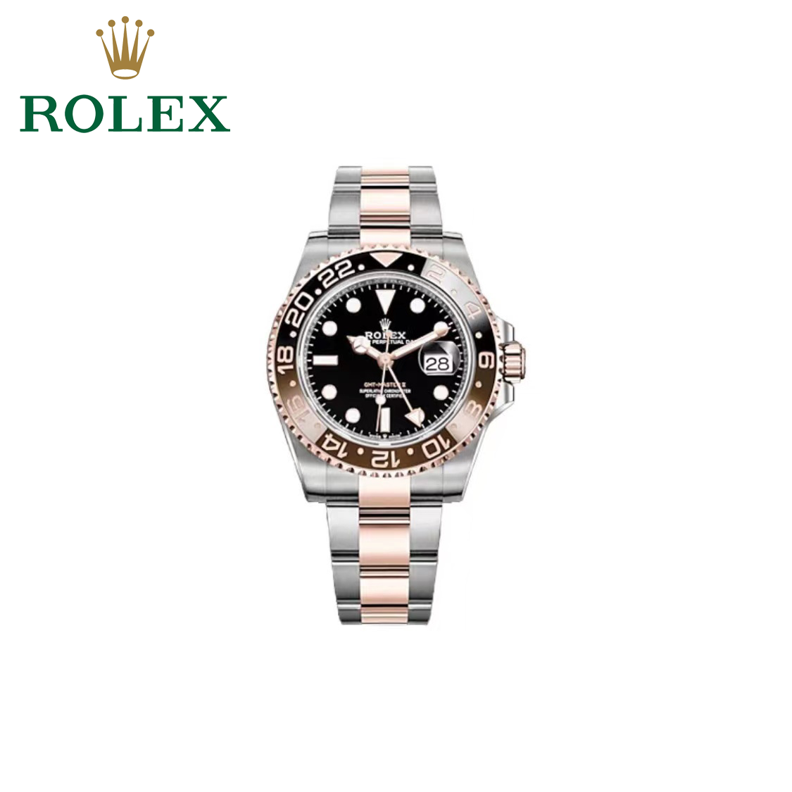 GMT-MASTER II Oyster, 40 mm, Oystersteel and Everose gold