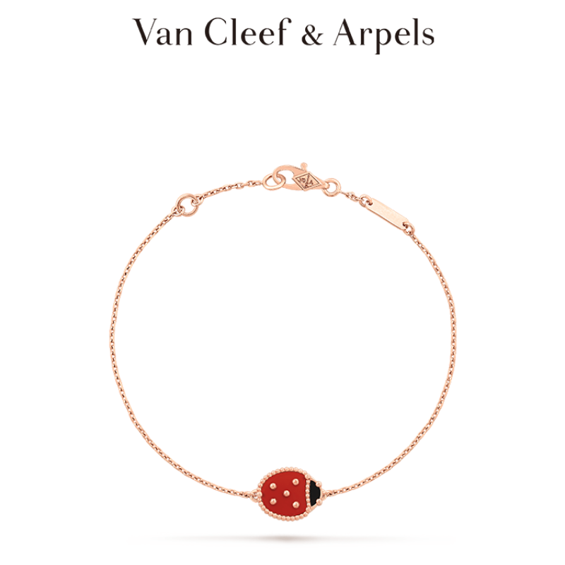 LADYBUG ROSE GOLD BRACELET WITH CLOSED WINGS