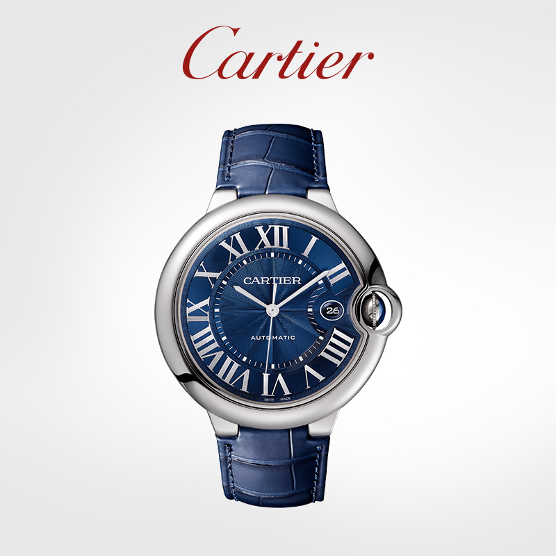 Ballon Bleu blue balloon series mechanical watch stainless steel alligator leather strap watch