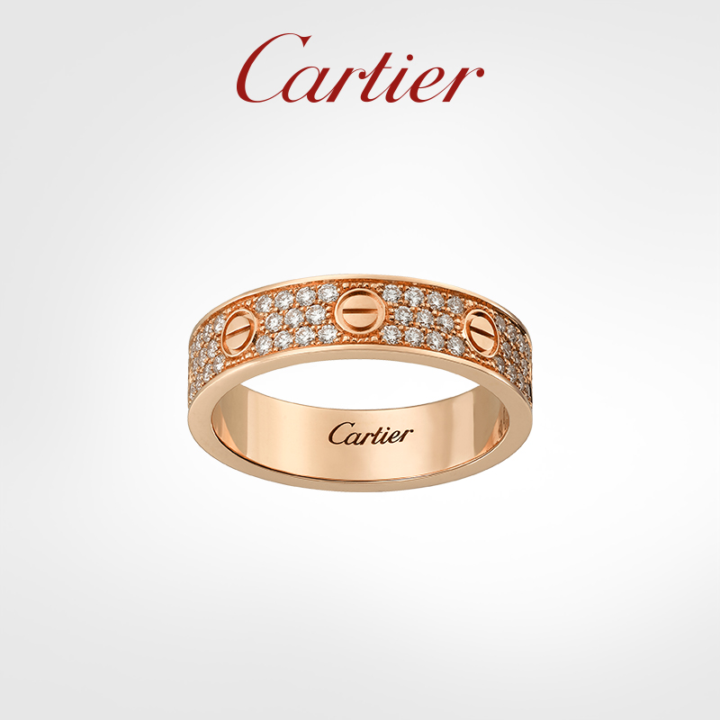 LOVE WEDDING BAND, DIAMOND-PAVED