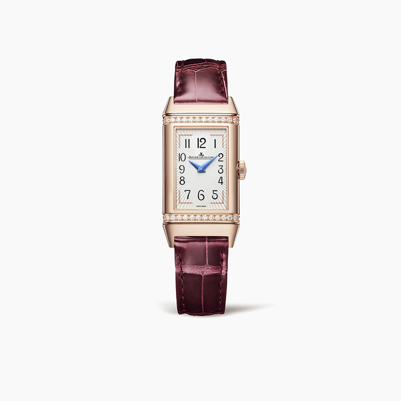 REVERSO double-sided flip series watch rose gold diamond ladies watch