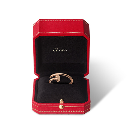 Juste UN clou nail series rose gold narrow edition ring