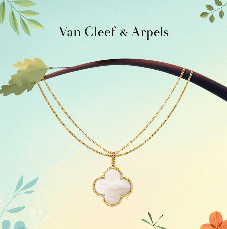 Magic Alhambra long necklace, 1 motif