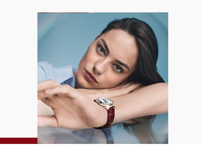 Ballon Bleu blue balloon series mechanical watch rose gold diamond watch