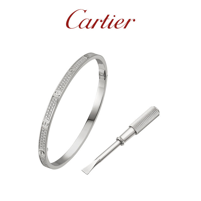 LOVE BRACELET, SMALL MODEL, PAVÉ