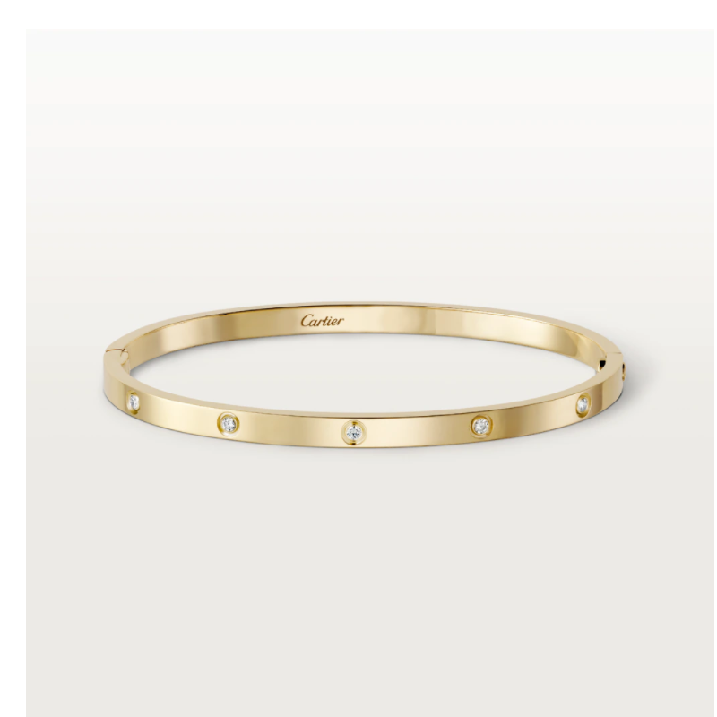 LOVE BRACELET, SMALL MODEL, 10 DIAMONDS