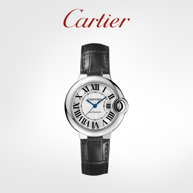 Blue Balloon Series Mechanical Watch Stainless Steel Leather Strap Watch