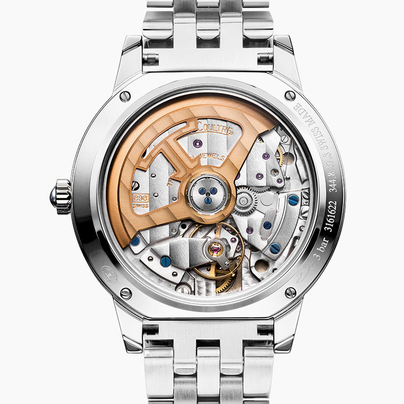 Dating series day and night display diamond automatic mechanical ladies watch