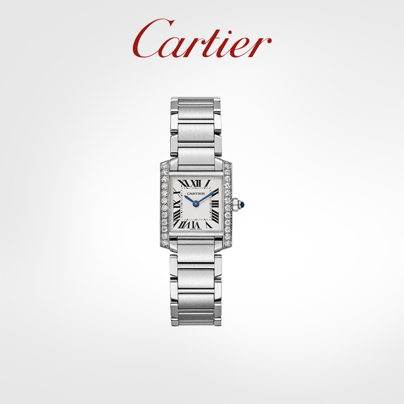 Tank Française series quartz watch stainless steel watch