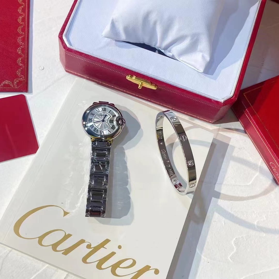 WATCH AND BRACELET, 2 PIECE SET