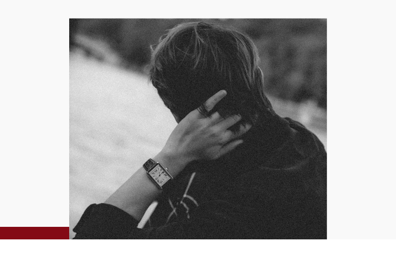 Tank Française series quartz watch stainless steel watch