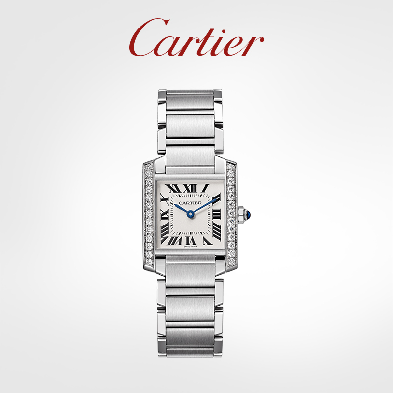 Tank Française series quartz watch stainless steel watch