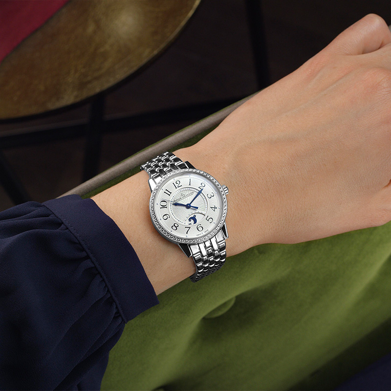 Dating series watch stainless steel diamond automatic mechanical ladies watch medium model