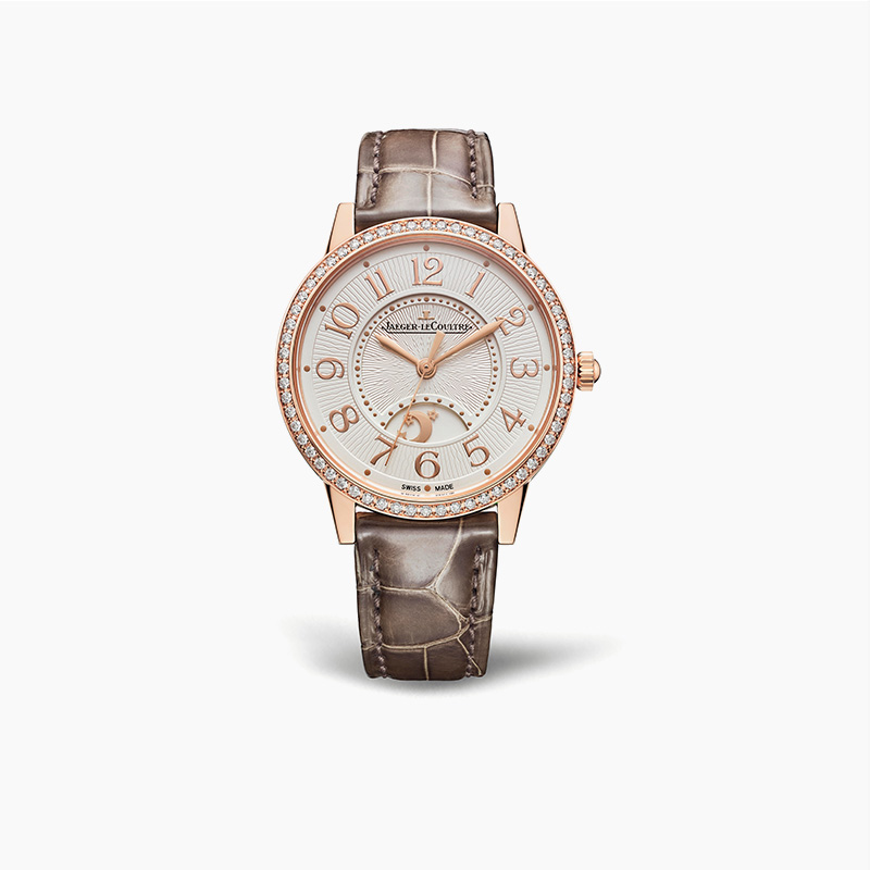 Dating series day and night display rose gold diamond ladies watch