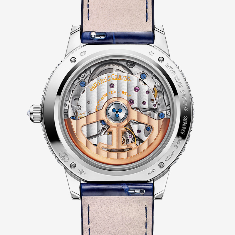 Dating Series Moon Phase Jewelry Watch Platinum Diamond Swiss Ladies Watch