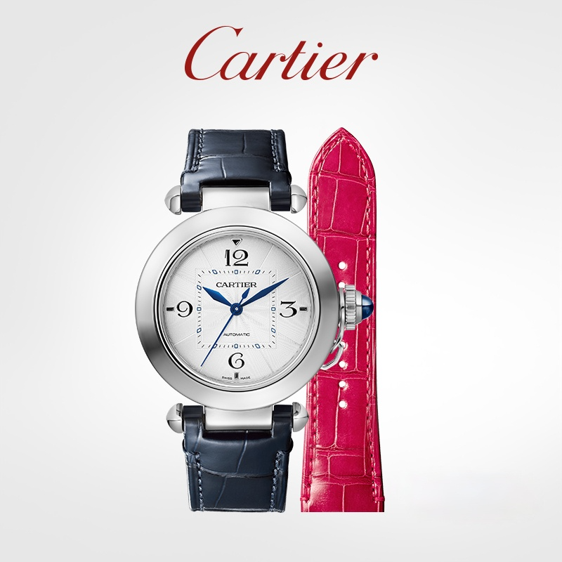 Pasha Series Mechanical Watch Stainless Steel Replacement Double Strap Watch