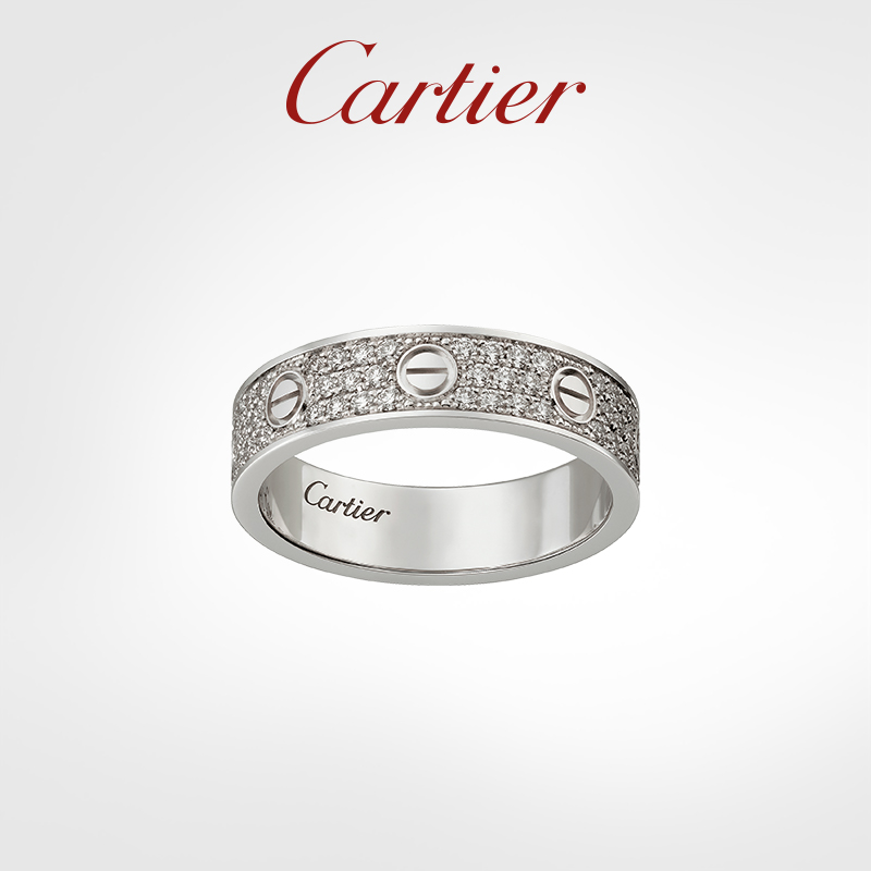 LOVE WEDDING BAND, DIAMOND-PAVED