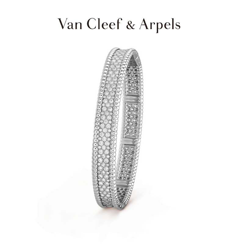 PERLÉE DIAMONDS BRACELET, 3 ROWS, SMALL MODEL