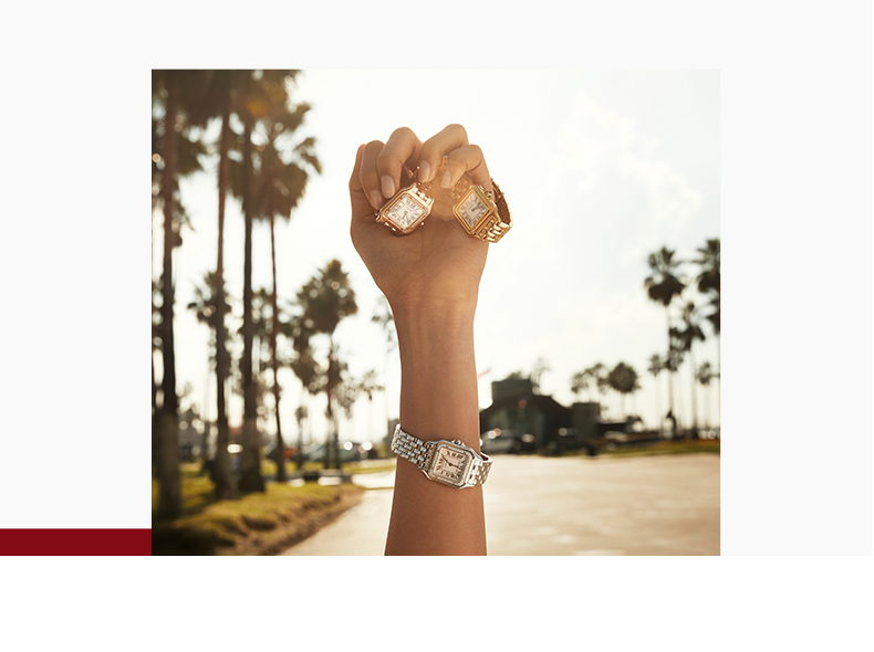 Panthère Cheetah Series Quartz Watch Stainless Steel Bracelet Watch