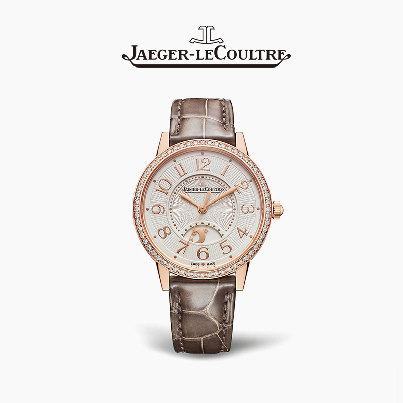 Dating series day and night display rose gold diamond ladies watch