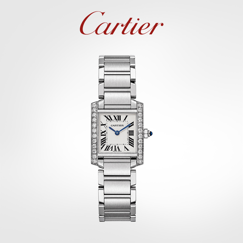 Tank Française series quartz watch stainless steel watch