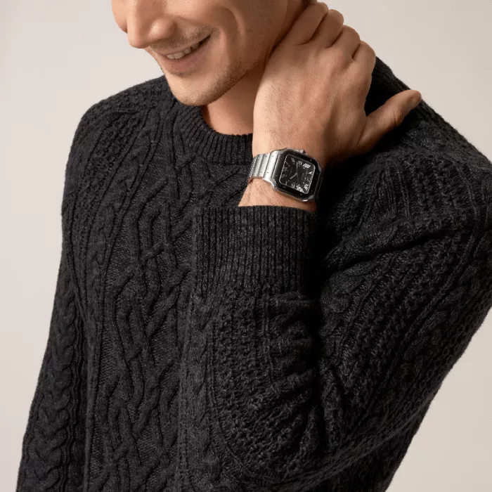 Santos Series Mechanical Watch Steel Watch