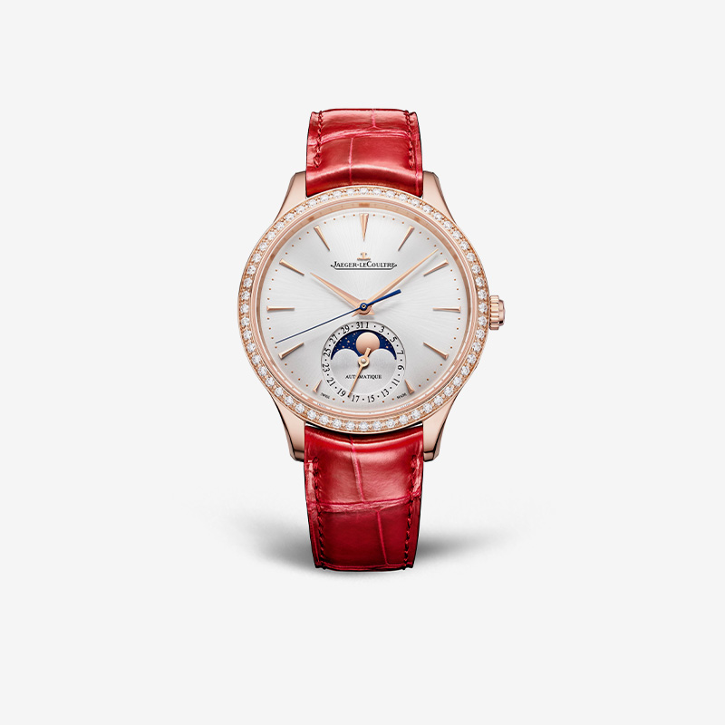 Master Master Series Moon Phase Rose Gold Diamond Automatic Ladies Watch