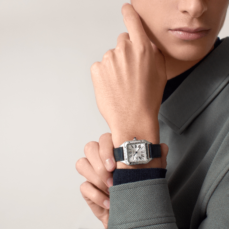 Santos-Dumont Series Quartz Mechanical Watch Stainless Steel Watch