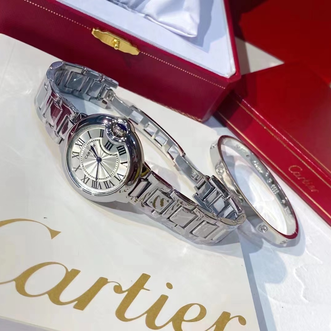 WATCH AND BRACELET, 2 PIECE SET